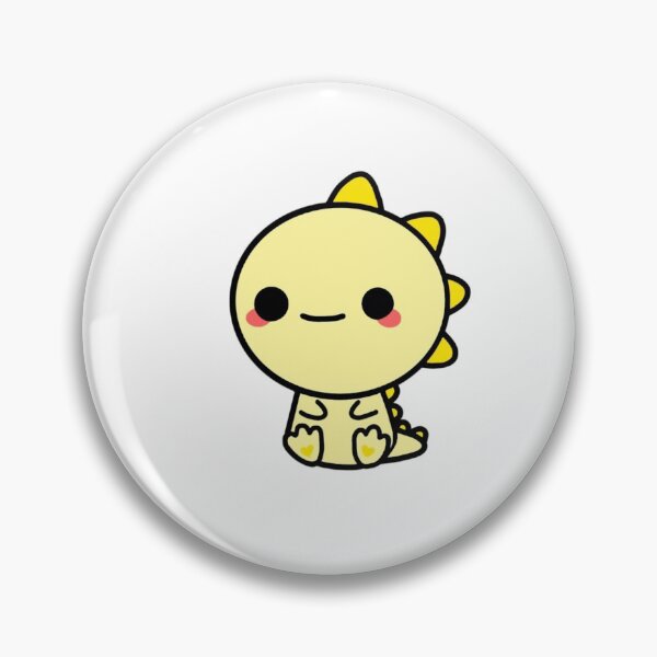 Item preview, cute yellow dinosaur designed and sold by Meri Kessler.