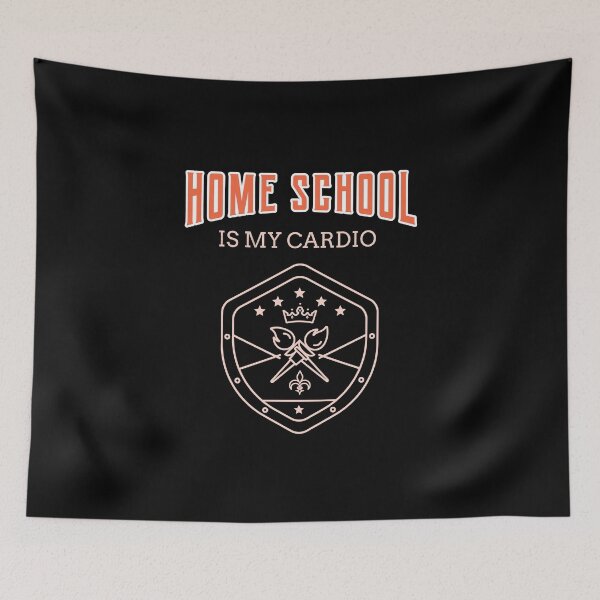 Item preview, Home School Is My Cardio ® designed and sold by Halla-Merch.