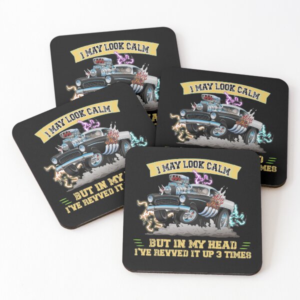 Item preview, I MAY LOOK CALM BUT IN MY HEAD I'VE REVVED IT UP 3 TIMES designed and sold by JezabelDesch.