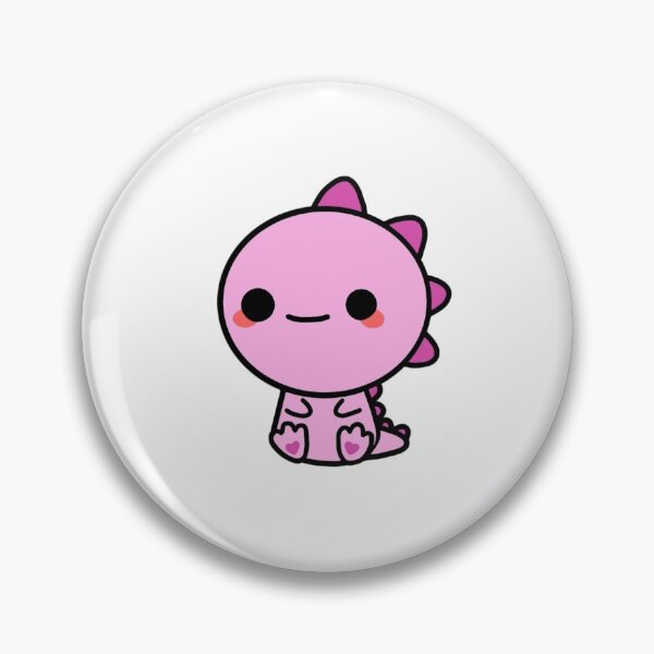 Item preview, cute pink dinosaur designed and sold by Meri Kessler.