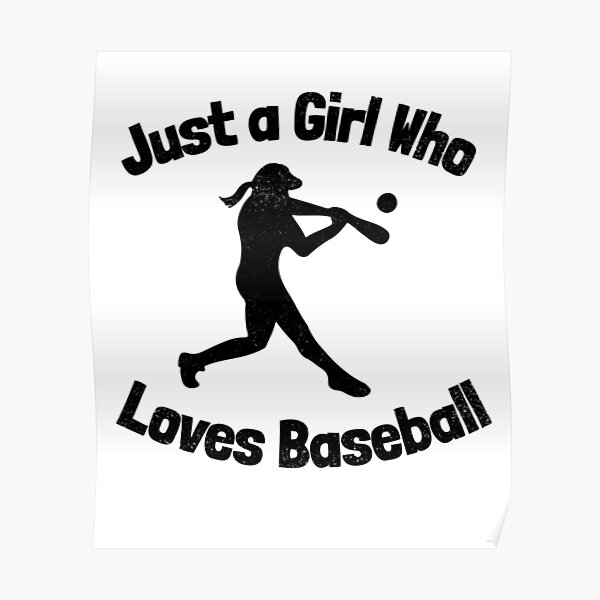 baseball girl A Poster for Sale by haemlarda