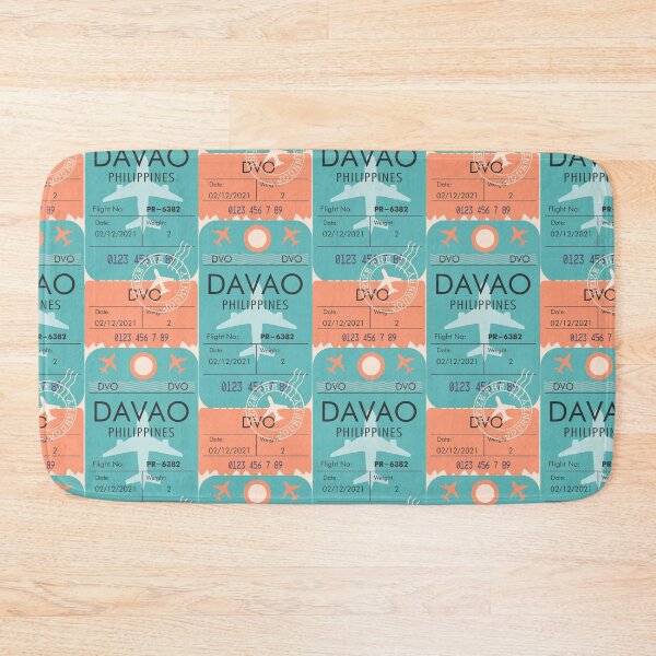 Item preview, DAVAO PHILIPPINES RETRO PLANE TICKET FILIPINO AMERICAN designed and sold by aydapadi.