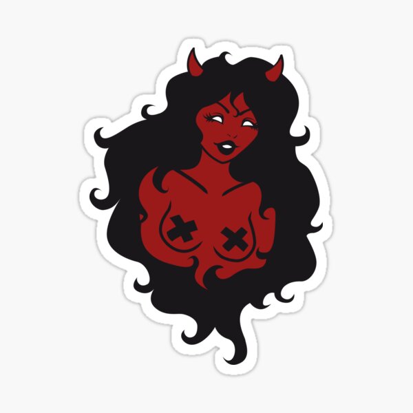 She's the Devil ! Sticker
