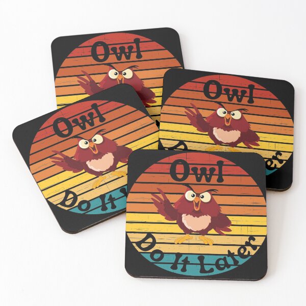 Item preview, Owl Do It Later designed and sold by StephenMollie.