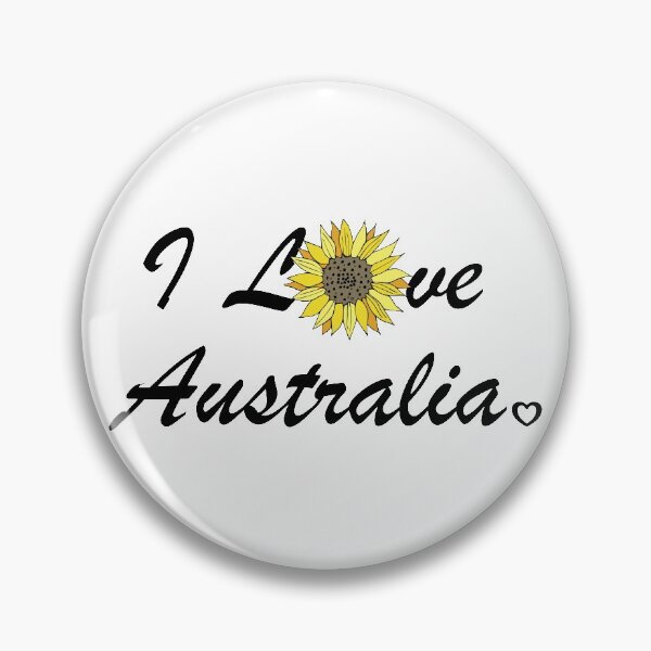 Artikelvorschau, Australische Phrase mit Sonnenblumenillustration entworfen und verkauft von CJAura by Claire Jane Johnson.