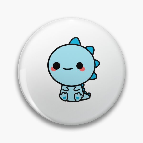 Item preview, cute blue dinosaur designed and sold by Meri Kessler.