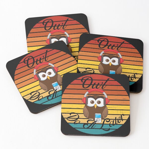 Item preview, Owl Do It Later designed and sold by StephenMollie.