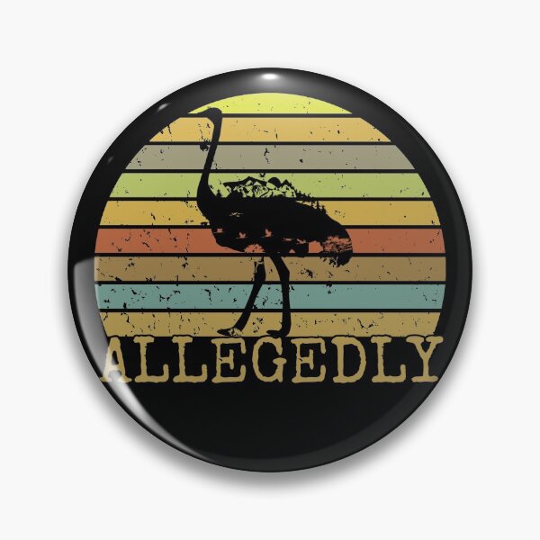 Item preview, Vintage Allegedly Ostrich Retro Bird Animal Lover Gift designed and sold by Gordon Nelson.
