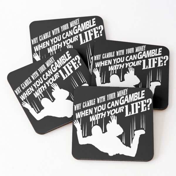 Item preview, WHY GAMBLE WITH YOUR MONEY WHEN YOU CAN GAMBLE WITH YOURLIFE T-Shirt designed and sold by bigerdan.
