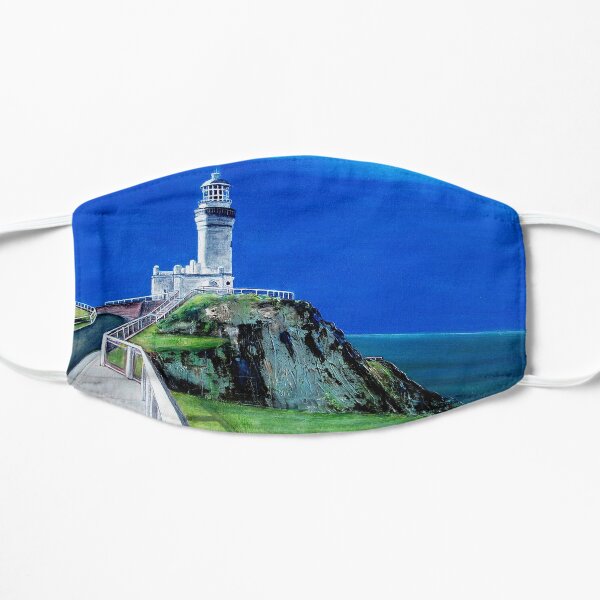 Light House - Cape Byron - Byron Bay Flat Mask