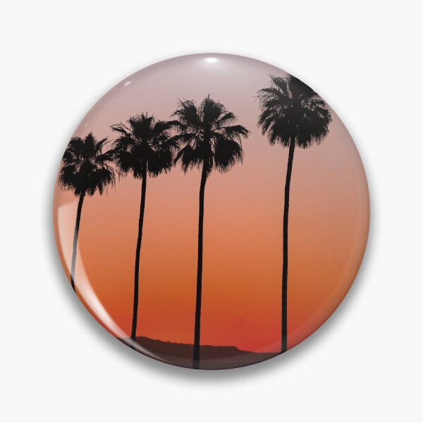 Item preview, Silhouette Palm Trees Beach Sunset designed and sold by henrymencia.