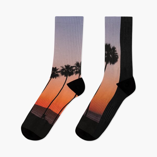 Item preview, Silhouette Palm Trees Beach Sunset designed and sold by henrymencia.