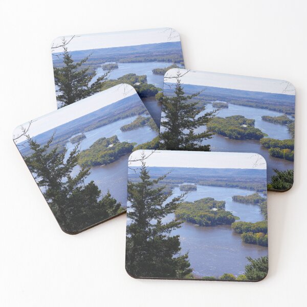 Item preview, Upper Mississippi River, looking downriver from Buena Vista Park, Alma, WI designed and sold by rvjames.
