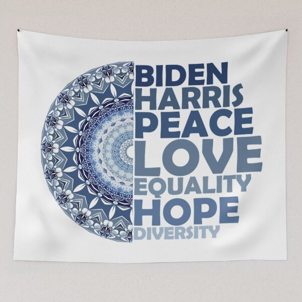 Item preview, Biden Harris Peace Love Equality Hope Diversity designed and sold by Forever-Design.