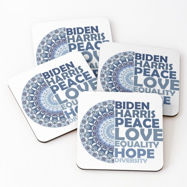 Item preview, Biden Harris Peace Love Equality Hope Diversity designed and sold by Forever-Design.