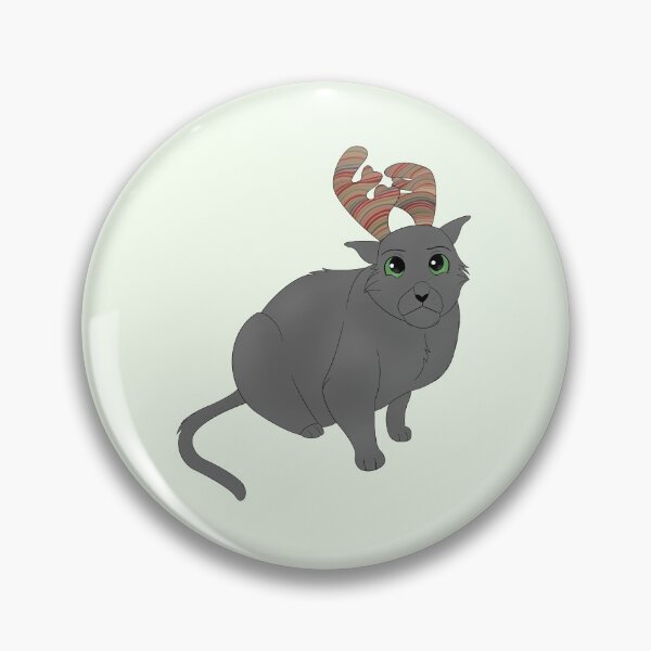 Item preview, Cartoony Cat with Antlers Illustration designed and sold by pawtraitdreams.