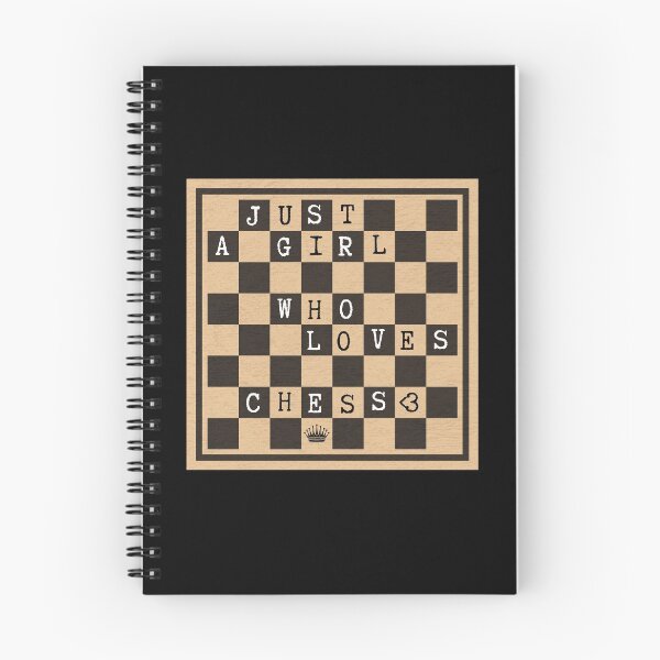Item preview, Just A Girl Who Loves Chess | CHESS BOARD designed and sold by CozyMarket.