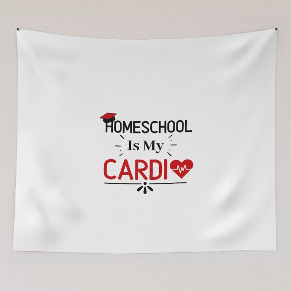 Item preview, Homeschool is my cardio designed and sold by inspiredtees24.