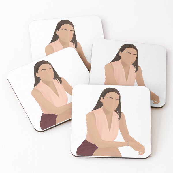 Item preview, alexandria ocasio-cortez aoc photoshoot minimalist drawing (version 1) designed and sold by cameronbaba.