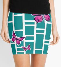 Ocean Butterflies Part 1 - Teal Mini Skirt