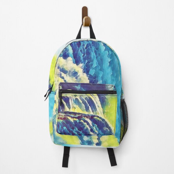 Item preview, Impressionist Watercolor Niagara Falls, Dream Waterfalls, Gold Falls designed and sold by iASunshine.