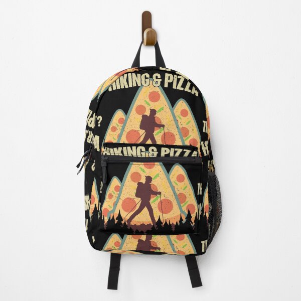 Item preview, Hiking And Pizza | They Deliver Right? Fast Food designed and sold by GravitiTees.