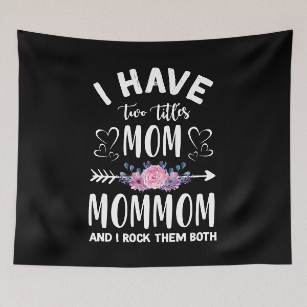 Item preview, Mommom I Have Two Titles Mom And Mommom  designed and sold by BaseStore.