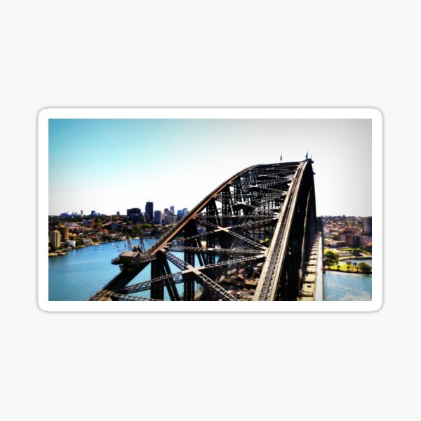 Harbour Bridge Up The Pylon Sticker