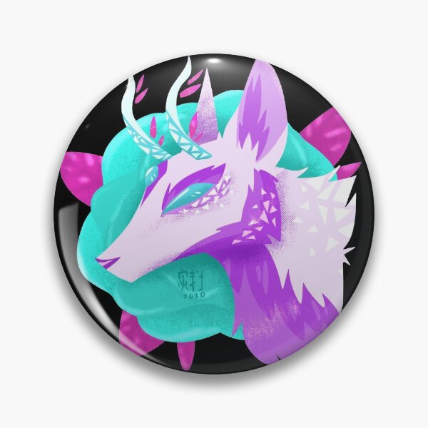 Item preview, kitsune and Aquarion rose  designed and sold by Sealhausstore.