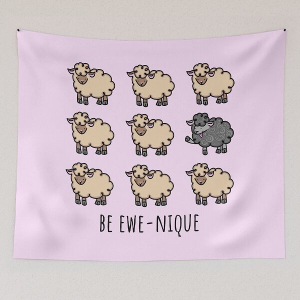 Item preview, Be Ewe-nique designed and sold by CraftedbyJK.