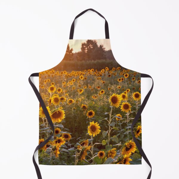Item preview, Sunflower field with a setting sun designed and sold by Susan Sheldon.