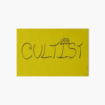 Cultist label Art Board Print