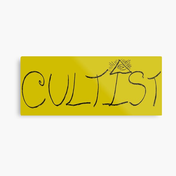 Cultist label Metal Print