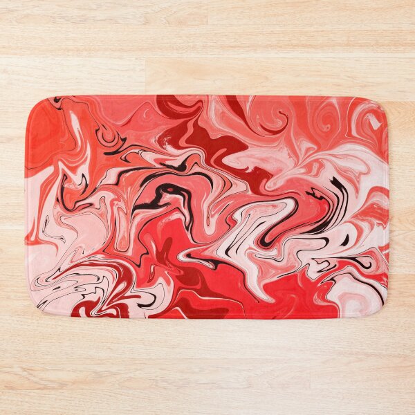 Item preview, Bright Red Marble Pattern- Liquid art designed and sold by shivani21061993.