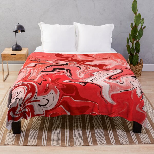 Item preview, Bright Red Marble Pattern- Liquid art designed and sold by shivani21061993.