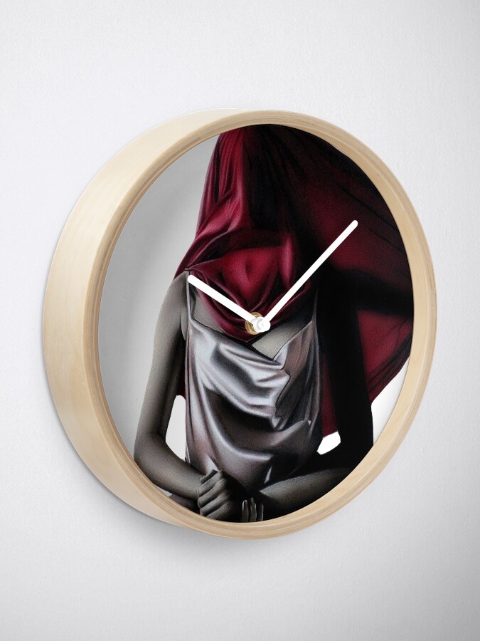 Alternate view of Perceived Boundaries (Colour pencil drawing) Clock