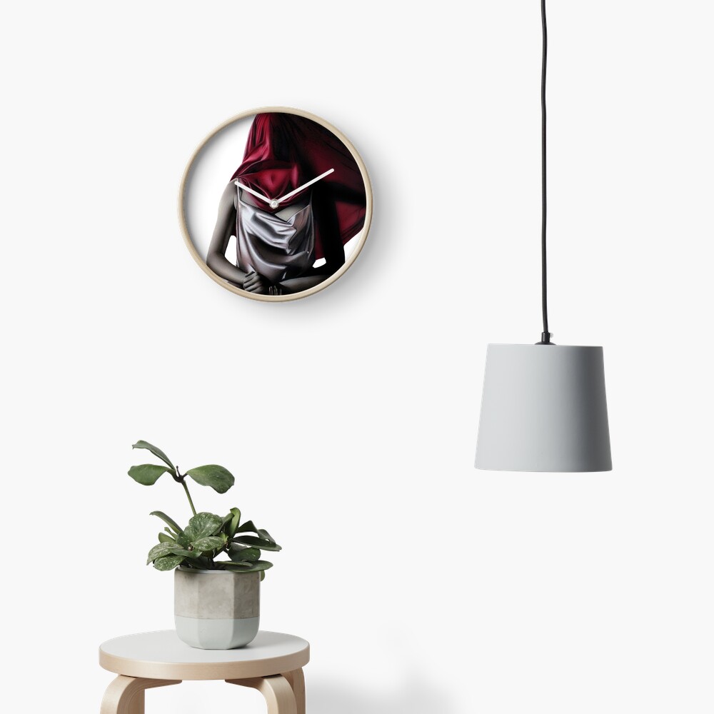 Perceived Boundaries (Colour pencil drawing) Clock