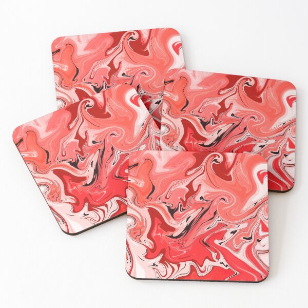 Item preview,  Bright Red Marble Pattern- Liquid art designed and sold by shivani21061993.