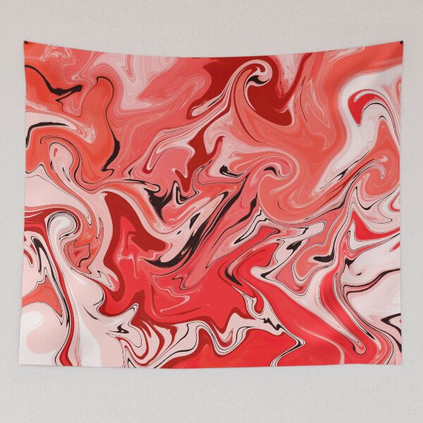 Item preview,  Bright Red Marble Pattern- Liquid art designed and sold by shivani21061993.