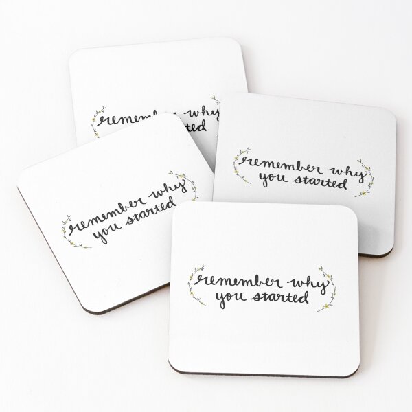 Item preview, Remember why you started (updated version) designed and sold by Kalynmoz.