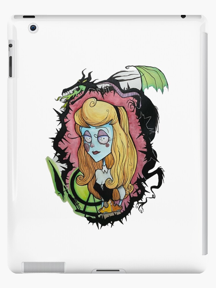 Creepy Aurora Tim Burton style | iPad Case & Skin