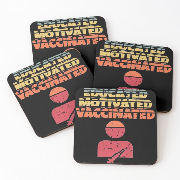 Item preview, Educated Motivated Vaccinated designed and sold by Gordon Nelson.