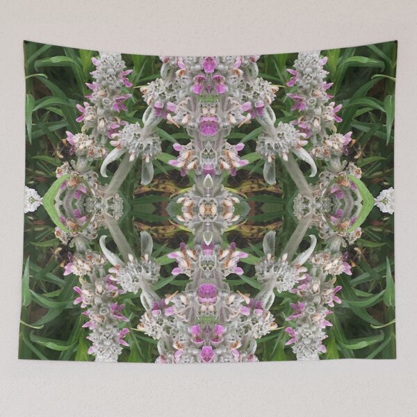 Item preview, Summering Bumblebee Murmuring Midst the Silver Leaves and Emerald Ferns designed and sold by RoseAromas.