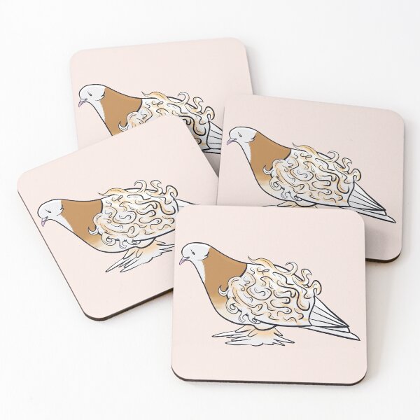 Item preview, Gold Frillback Pigeon designed and sold by Karatefinch.