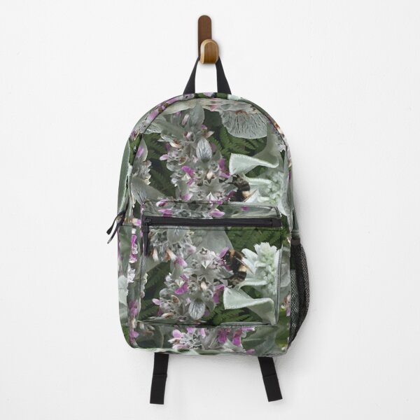 Item preview, Summering Bumblebee Murmuring Midst the Silver Leaves and Emerald Ferns designed and sold by RoseAromas.