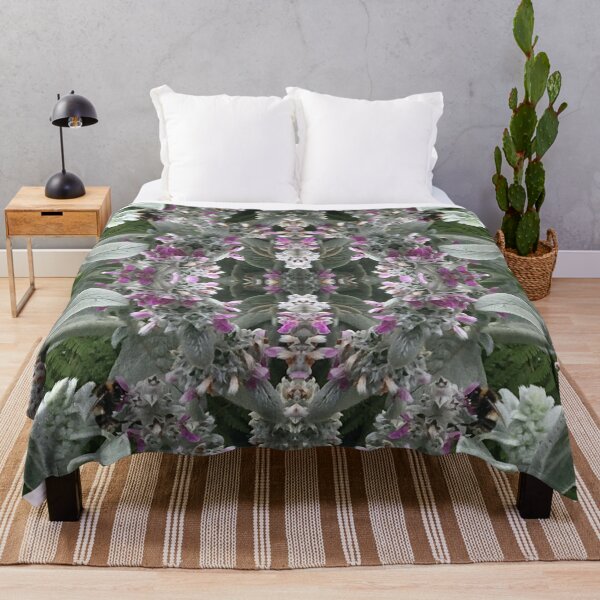 Item preview, Summering Bumblebee Murmuring Midst the Silver Leaves and Emerald Ferns designed and sold by RoseAromas.