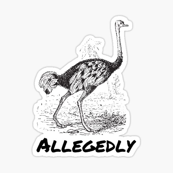 Item preview, ALLEGEDLY FLIGHTLESS BIRD designed and sold by walterjd.
