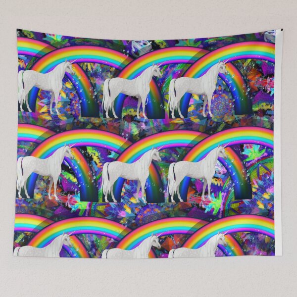Item preview, Unicorn Rainbow Pattern designed and sold by Earthchild8888.