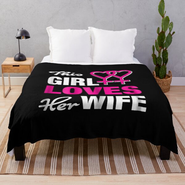 Item preview, This Girl Loves Her Wife Shirt Lesbian Bride Femme designed and sold by Laren-Fashion.
