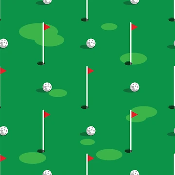 Artwork thumbnail, Golf Pattern by rentcode